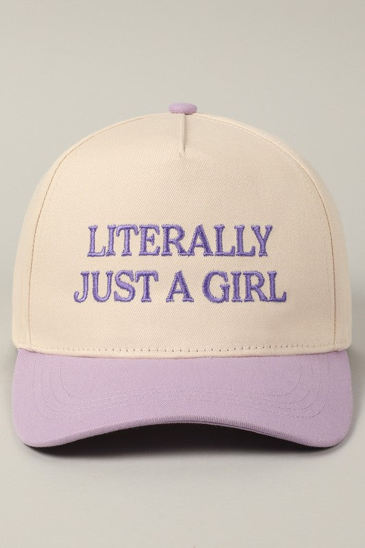 Just A Girl Hat