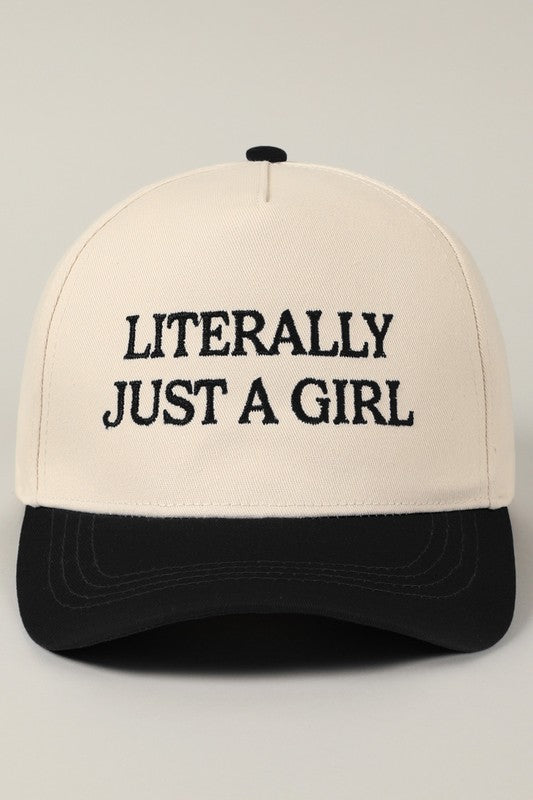 Just A Girl Hat