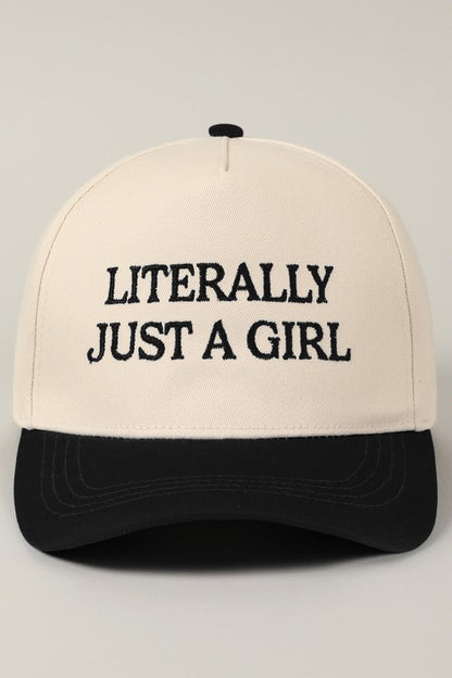 Just A Girl Hat