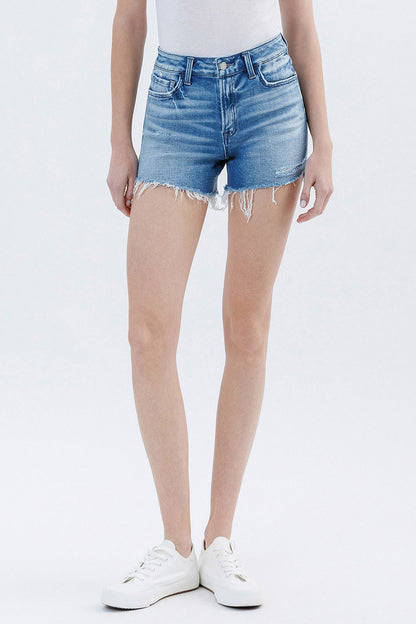 Riley HR Denim Shorts