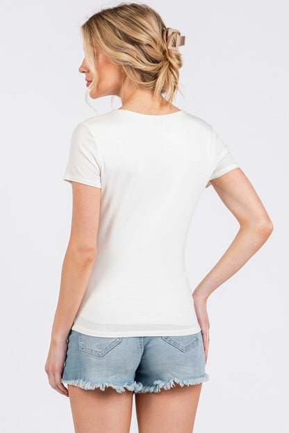 Lee Vneck Top