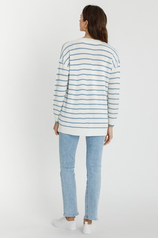 Sue Striped Cardi