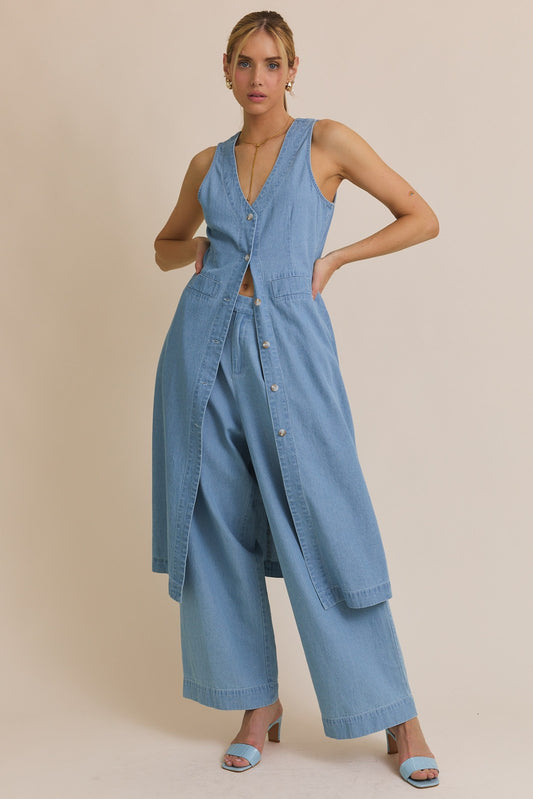 Laile Denim Top