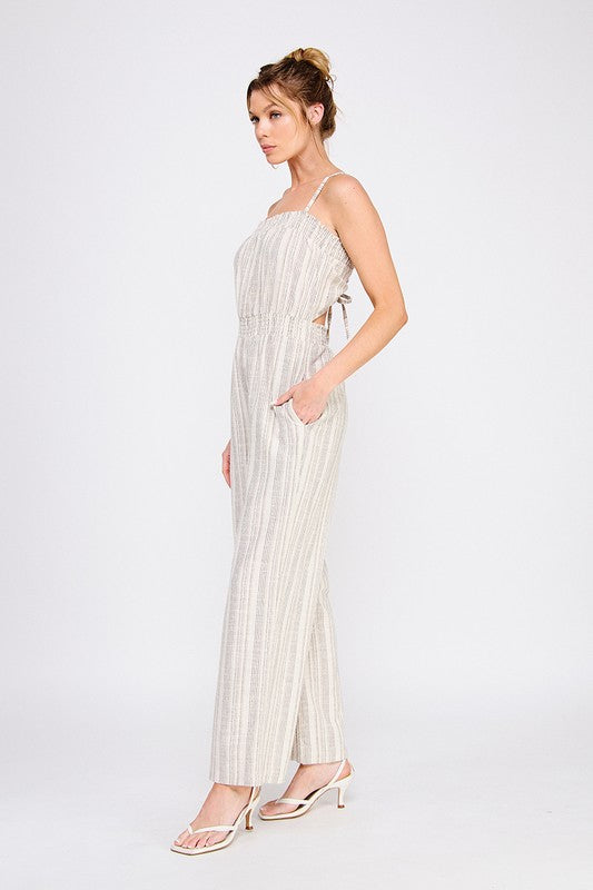 Toni Striped Jumpsuit