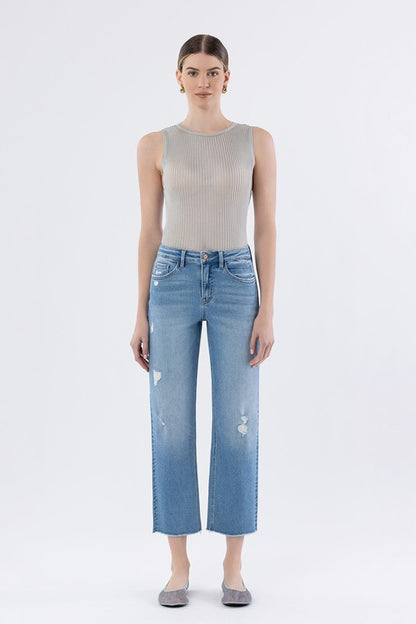 Theresa HR Crop Straights