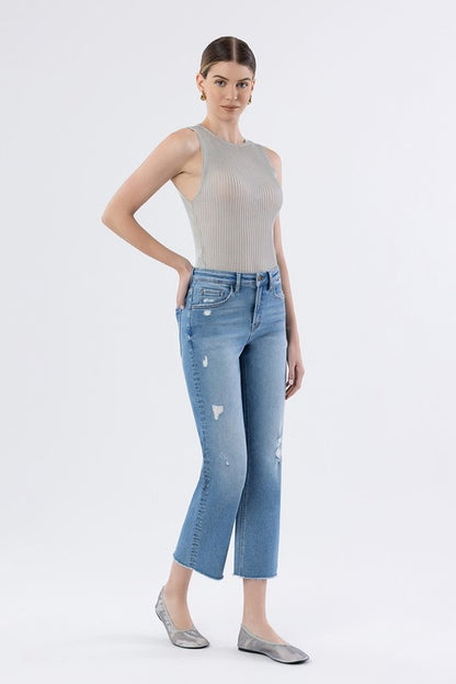 Theresa HR Crop Straights