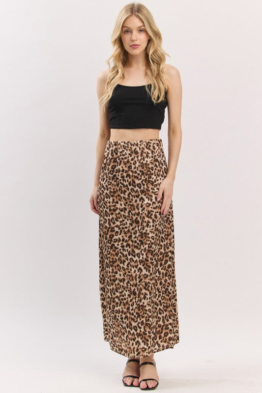 Sabrina Satin Maxi Skirt