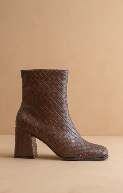 Demi Woven Block Boot