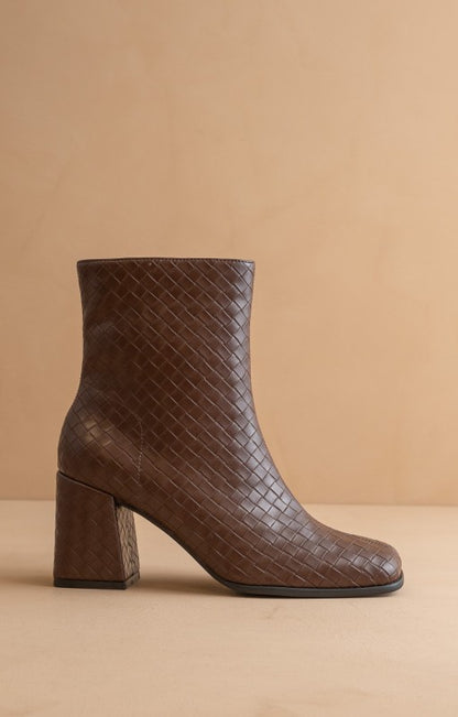 Demi Woven Block Boot