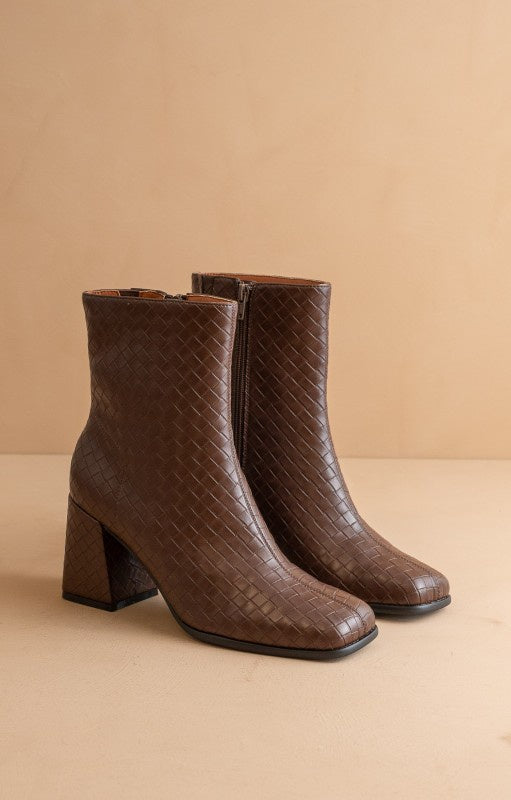 Demi Woven Block Boot
