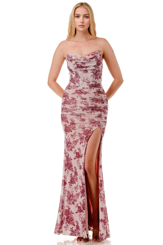 Rochelle Floral Gown