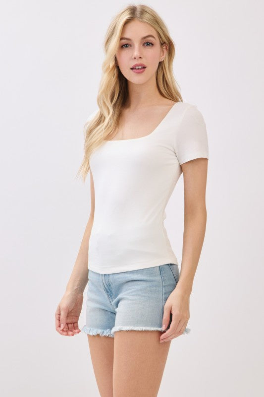 Hubby Square Neck Top