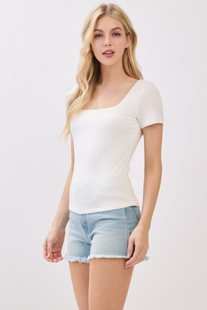 Hubby Square Neck Top