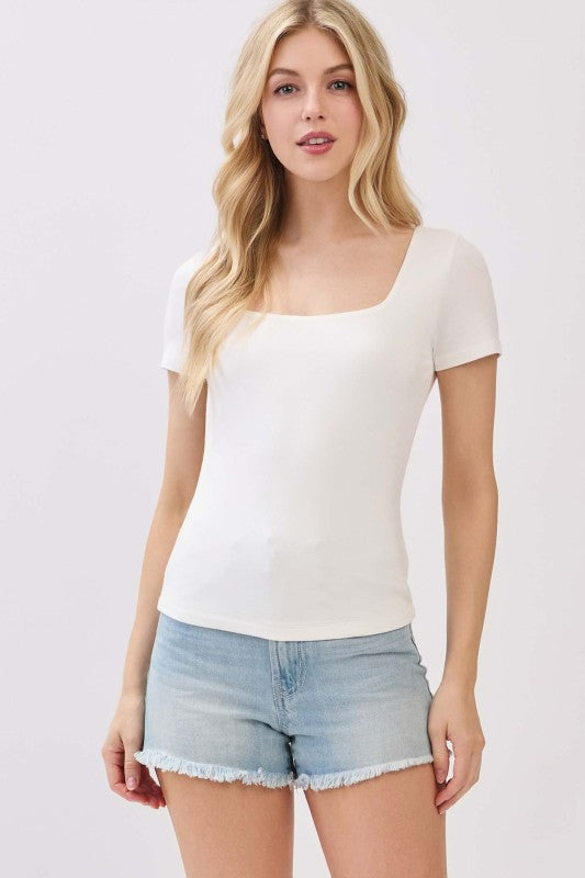 Hubby Square Neck Top