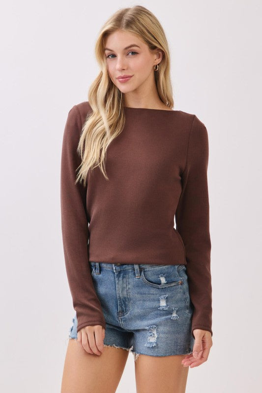 Morgie Boat Neck Top