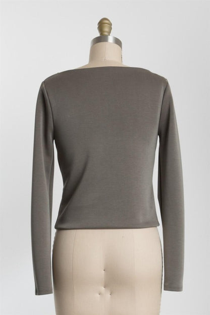 Morgie Boat Neck Top