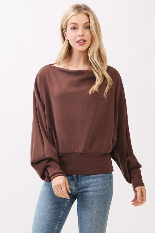Vicky Boat Neck Top