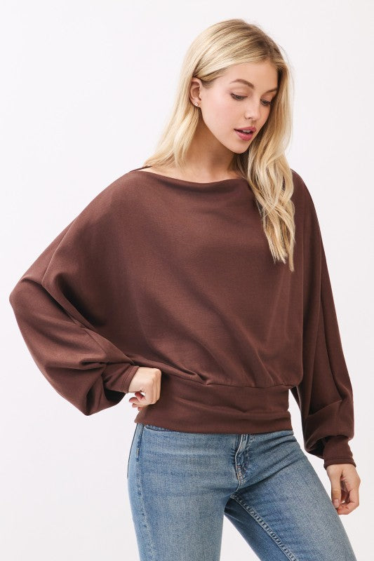Vicky Boat Neck Top