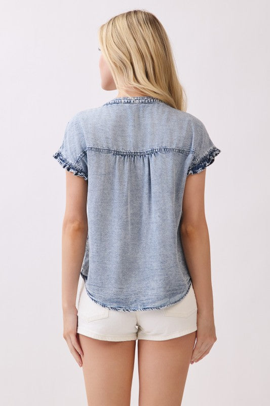 Rebecca Denim Blouse