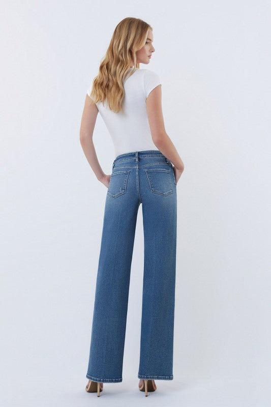 Lacy HR Wide Leg Denim