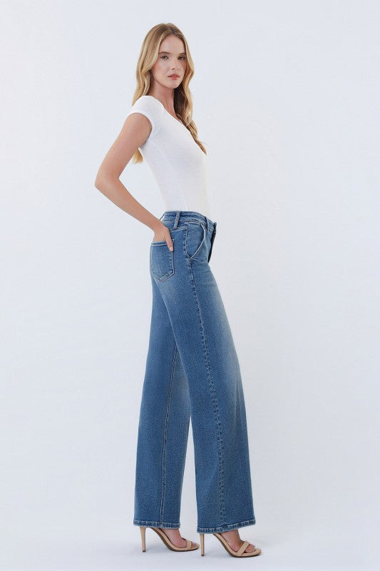 Lacy HR Wide Leg Denim