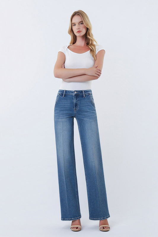 Lacy HR Wide Leg Denim