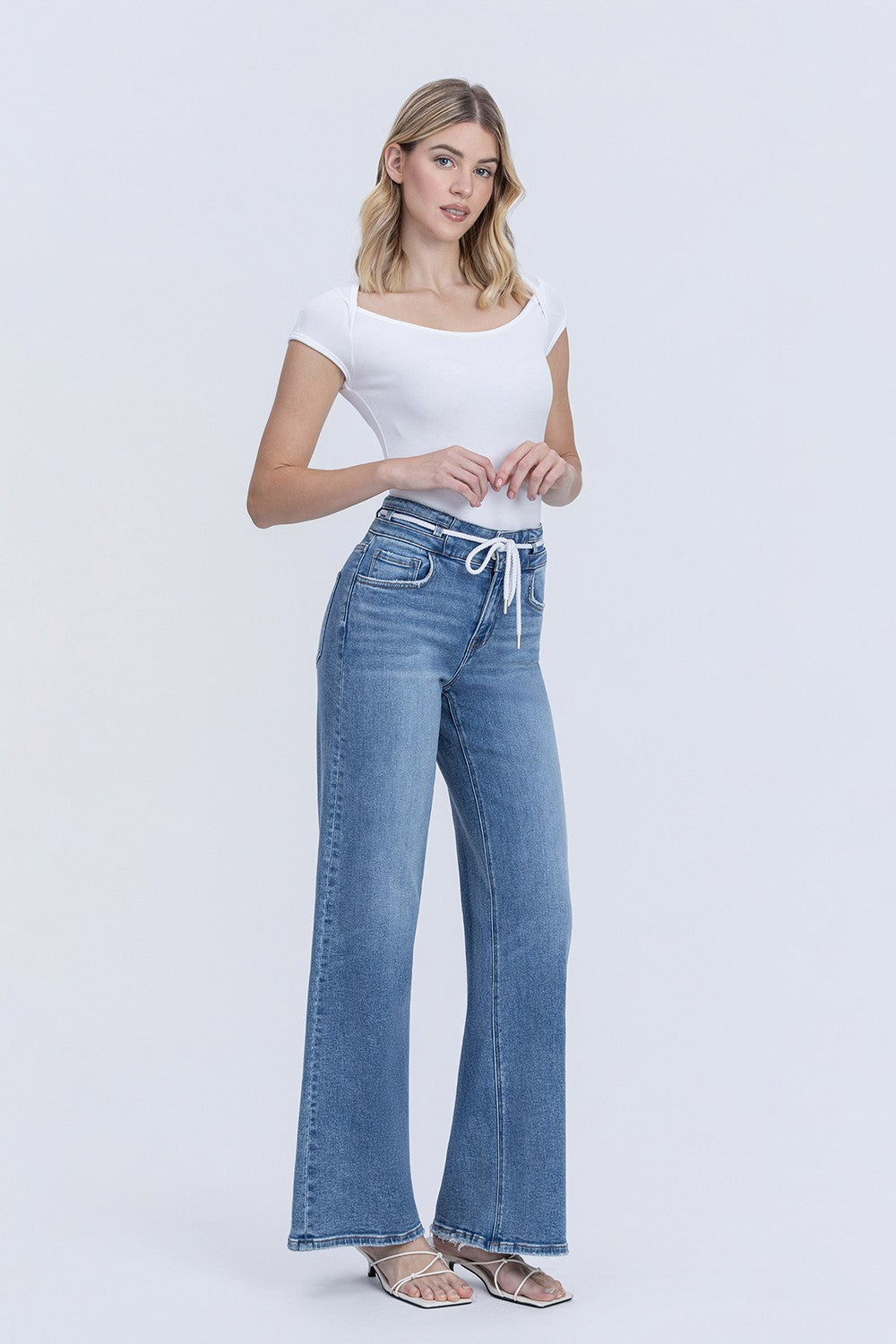 Cali HR Wide Denim