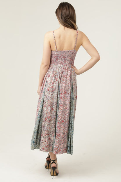 Noelle Patchwork Maxi Dress