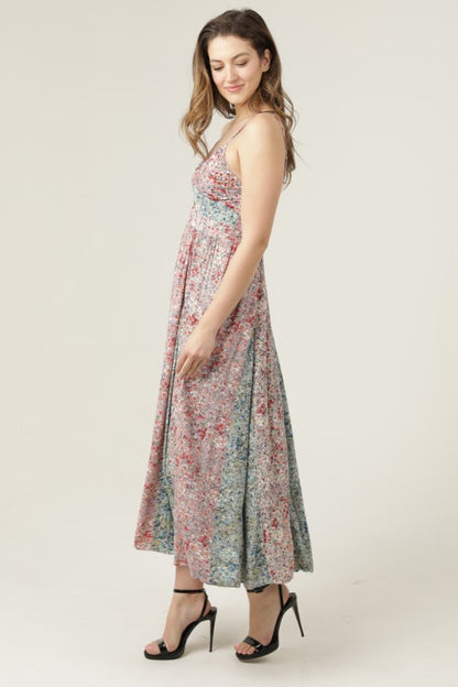 Noelle Patchwork Maxi Dress