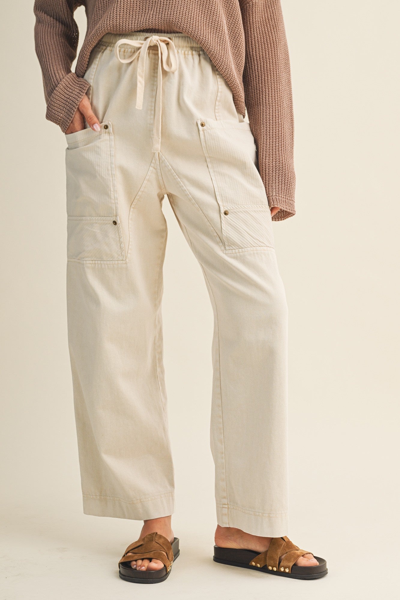 Hope Wide Leg Cargo Pants