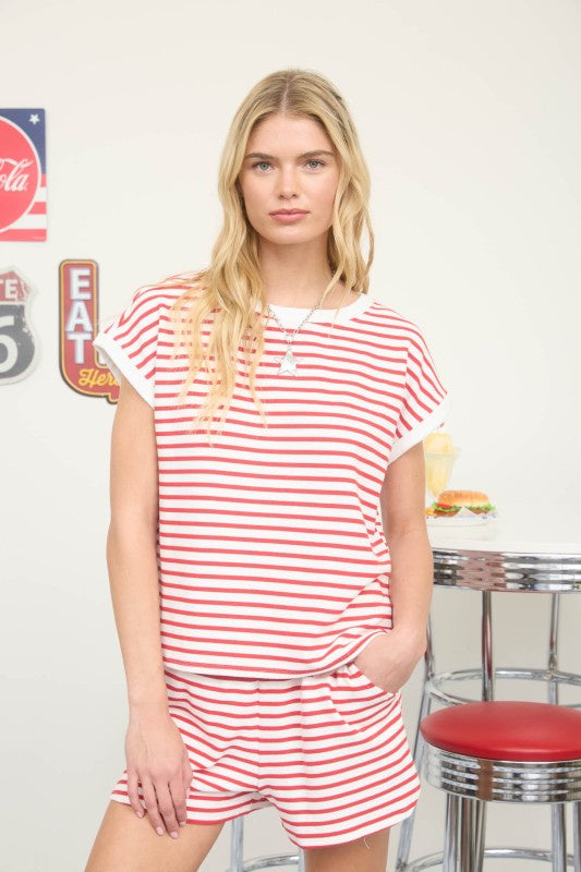 Festive Stripe Top