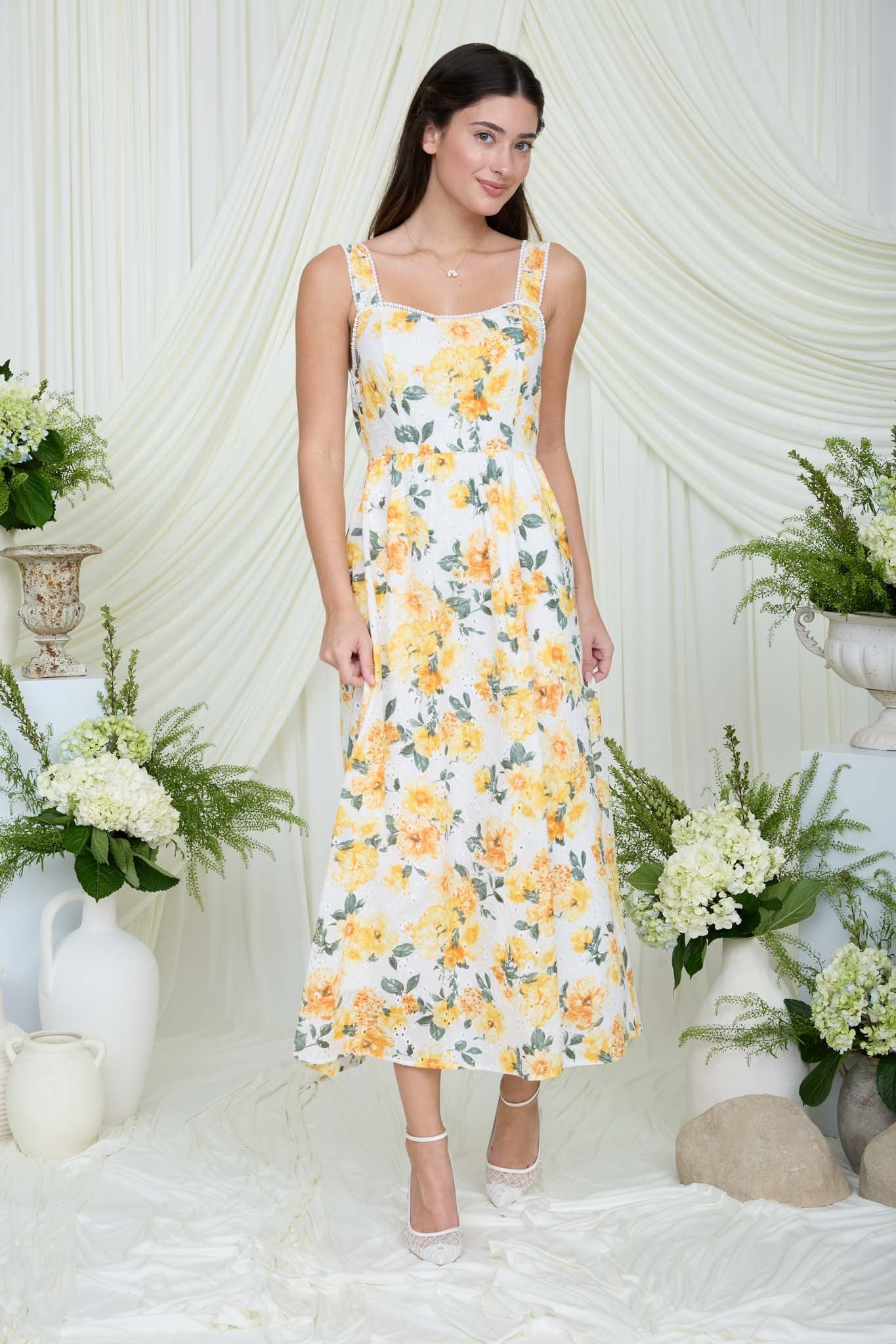 Morning Glory Midi Dress