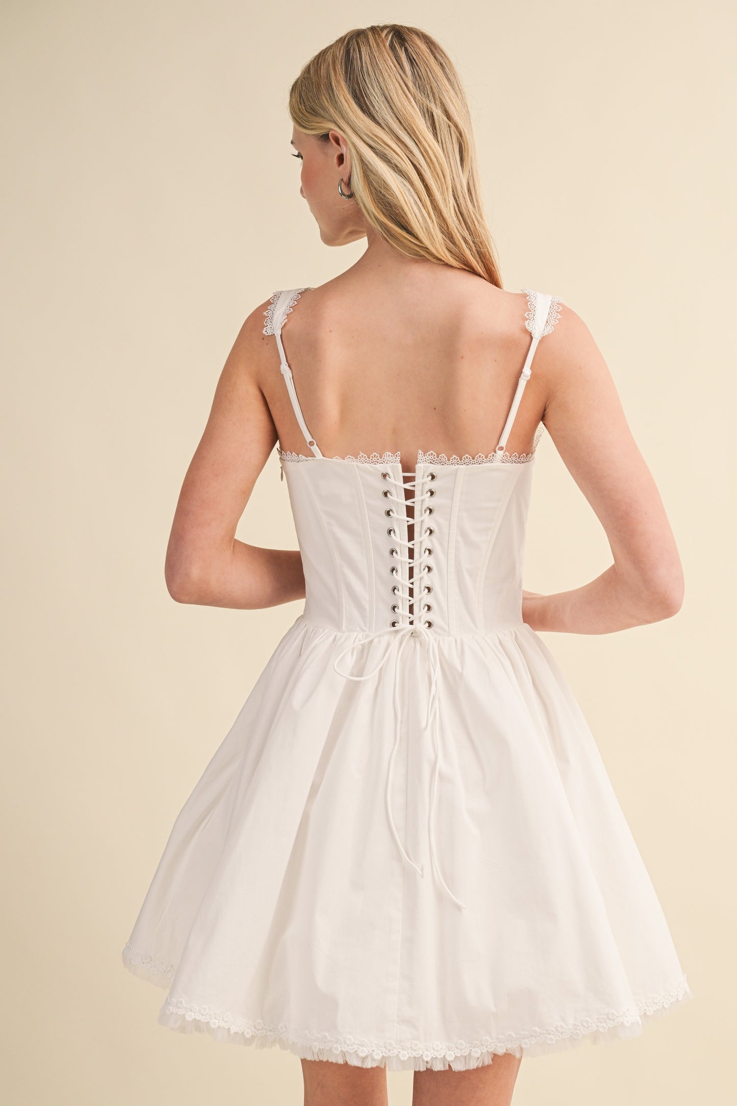 Fraya Lace Mini Dress