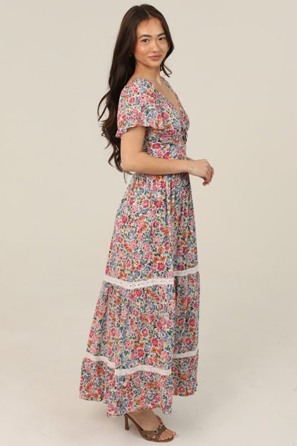 Bella Floral Maxi Dress