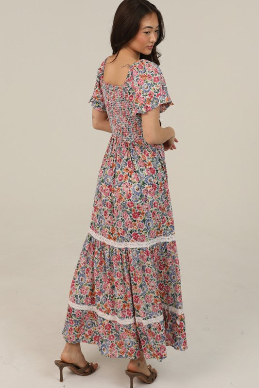 Bella Floral Maxi Dress