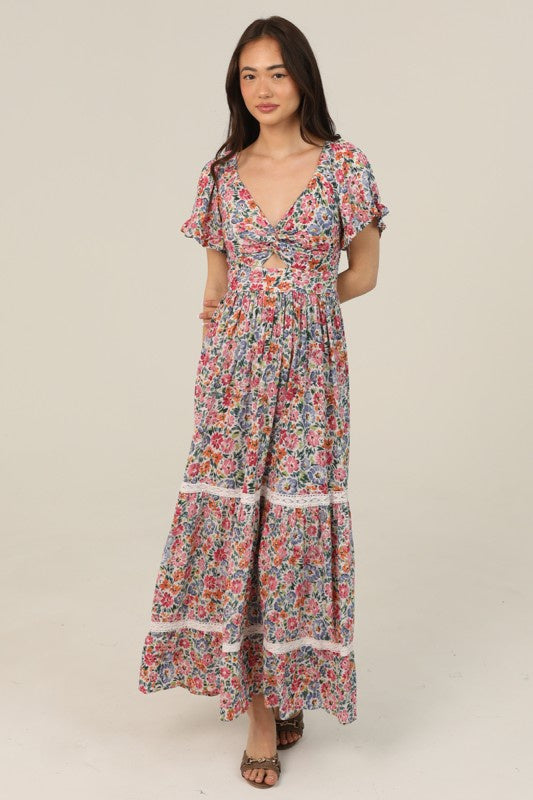 Bella Floral Maxi Dress