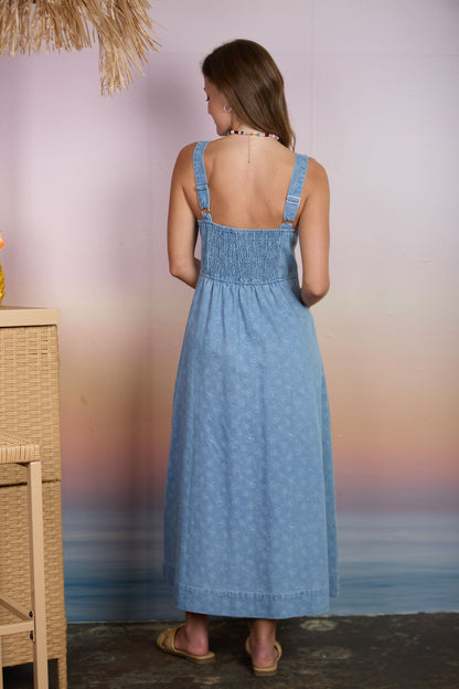 Matilda Denim Midi Dress