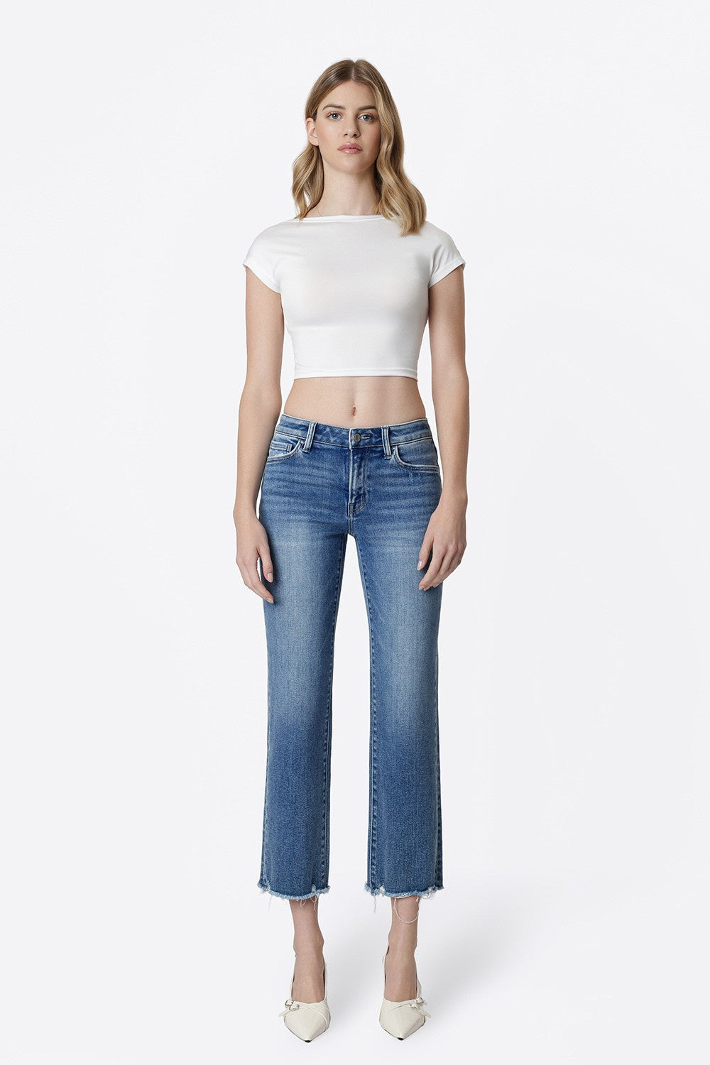 Teagan MR Straight Jeans