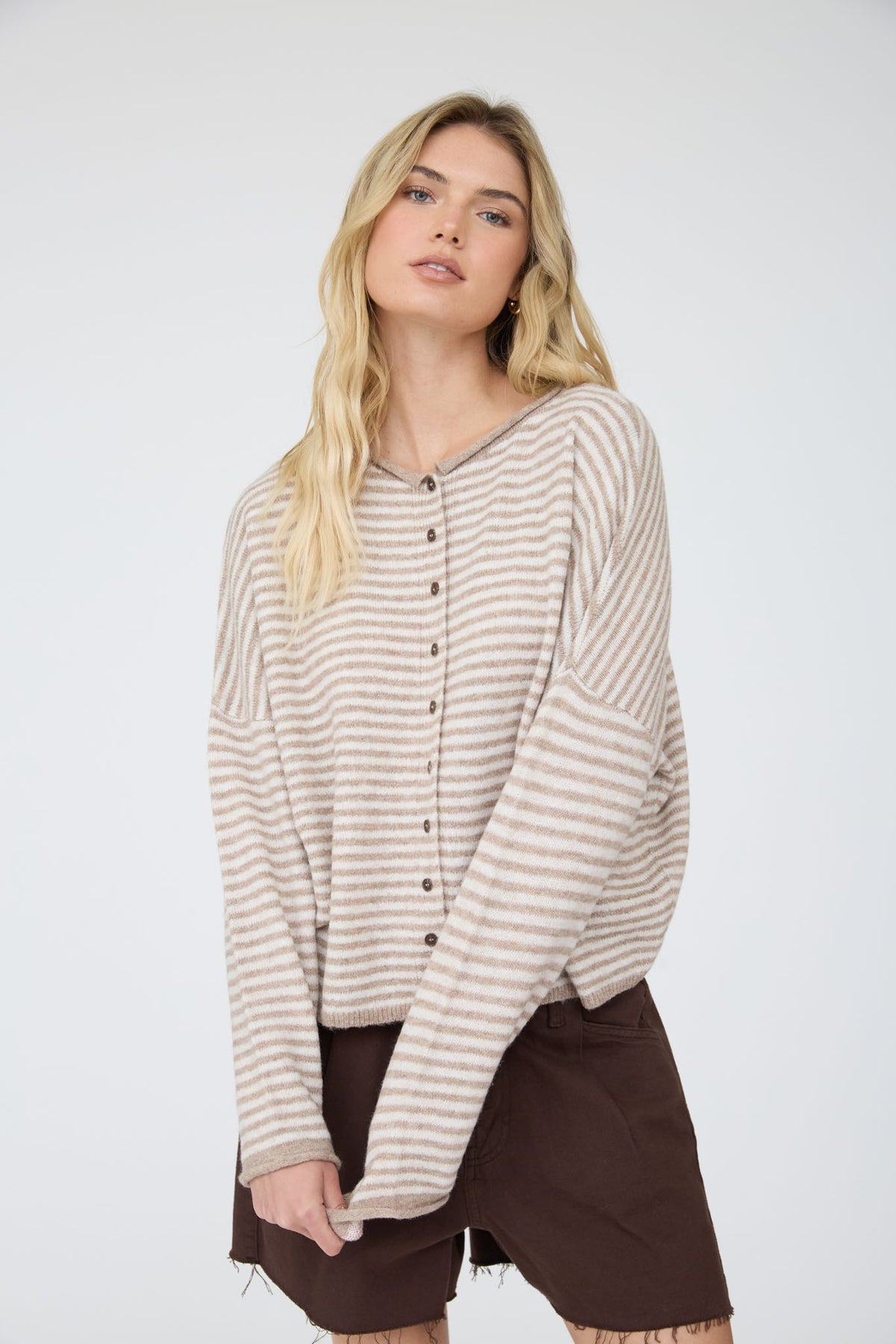 JP Striped Cardi