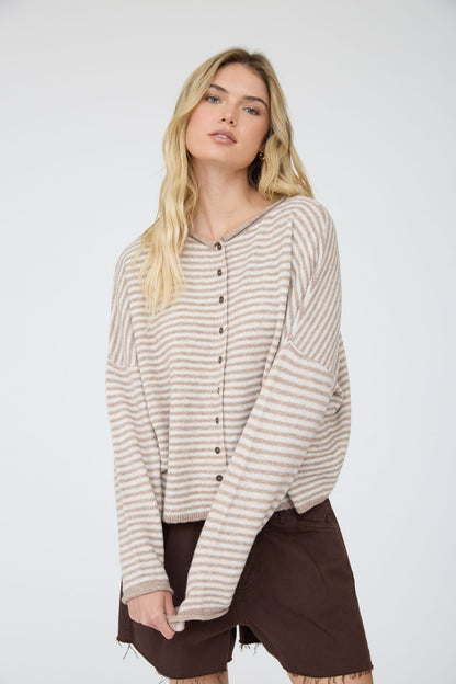 JP Striped Cardi
