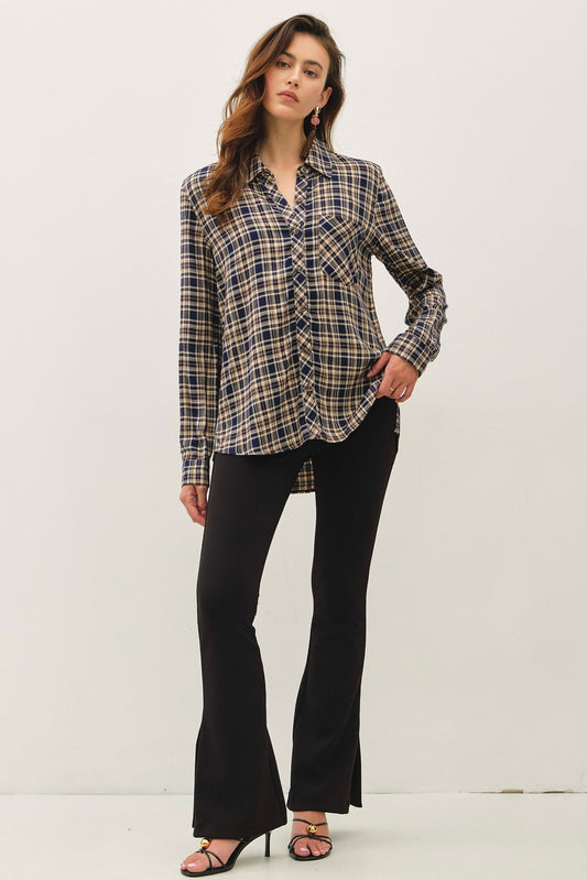 Fallen Flannel Top