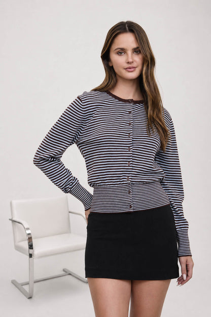 Harvey Button Cardi