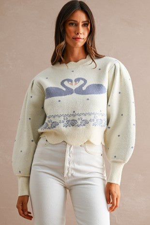 Swan Dive Sweater