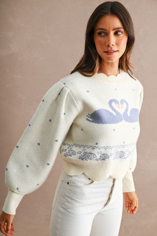 Swan Dive Sweater