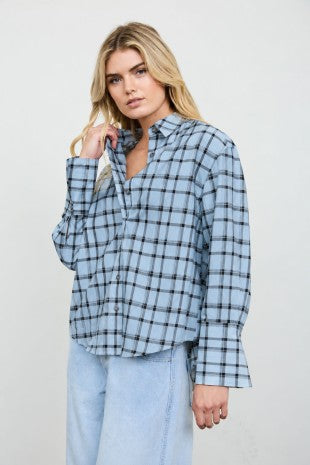 Laurie Plaid Top