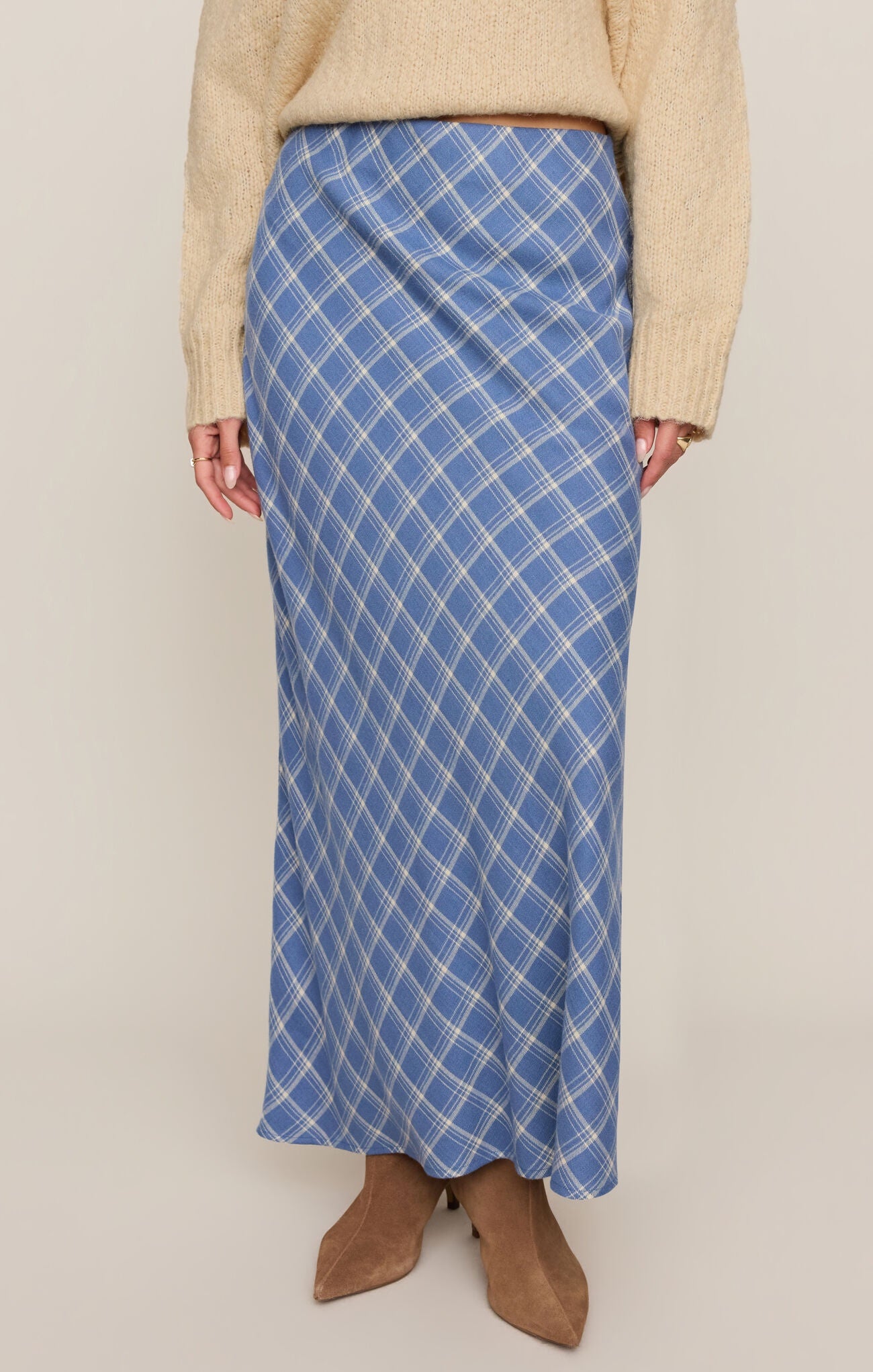 Europa Plaid Skirt