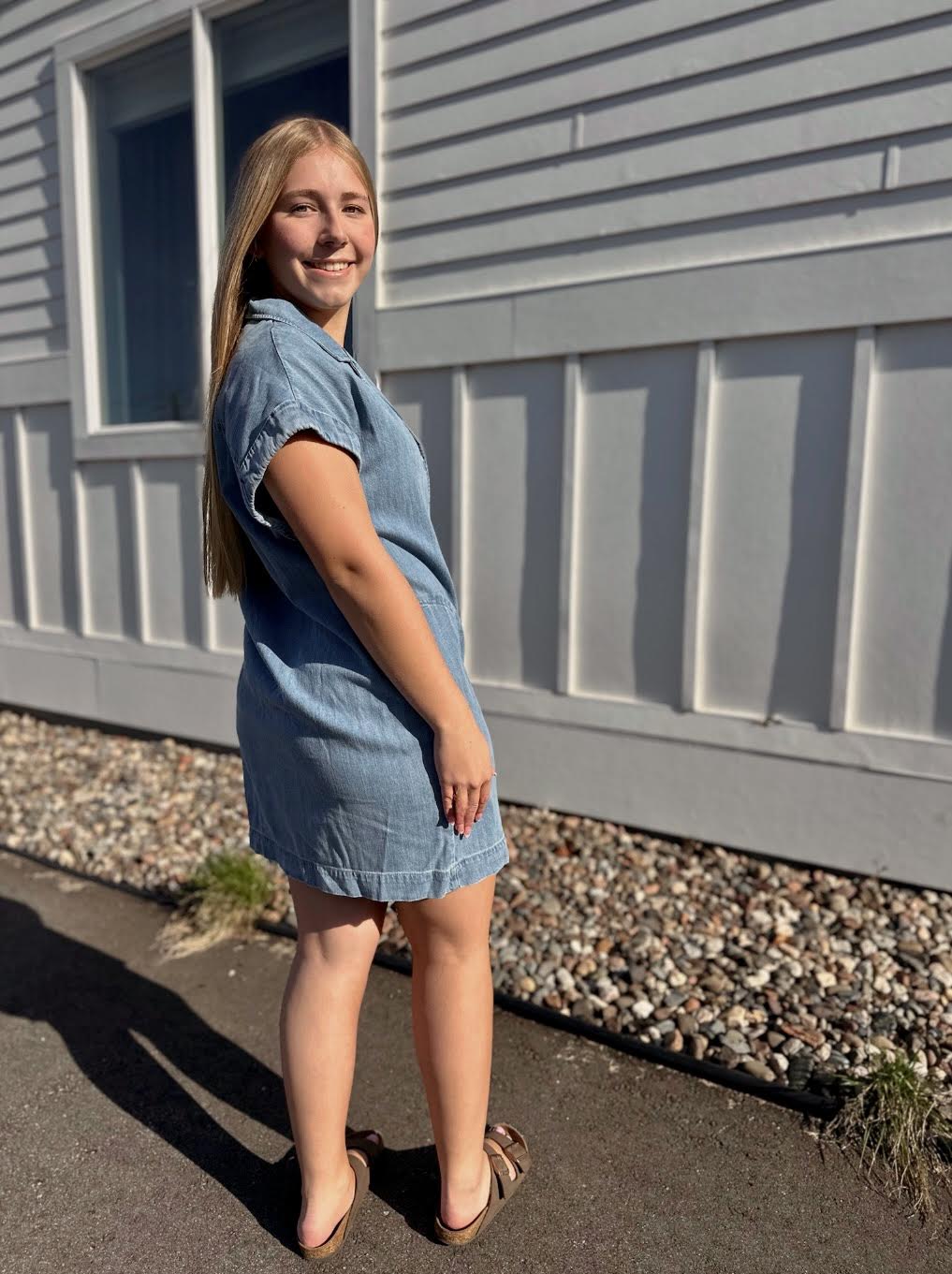 Napa Denim Mini Dress