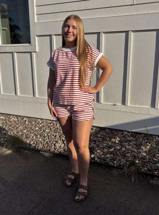 Festive Stripe Top