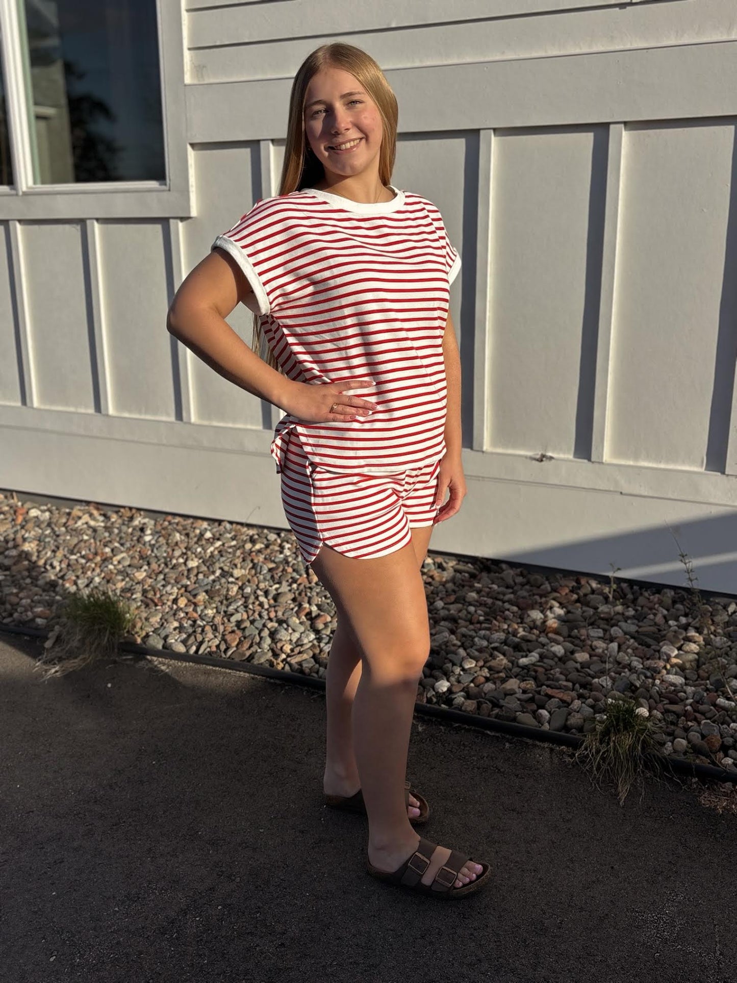 Festive Stripe Top