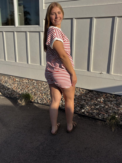 Festive Stripe Top